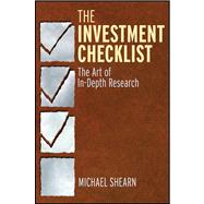 The Investment Checklist The Art of In-Depth Research