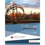 Miami University: CHM 144 Lab Manual - (Custom)