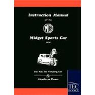 Instruction Manual for the Mg Midget Sports Car