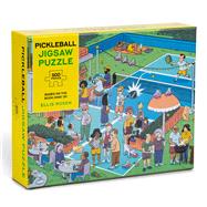 Pickleball Jigsaw Puzzle 500-Piece Jigsaw Puzzle Based on the Book Dink! (With 10 Hidden Pickleballs to Find)