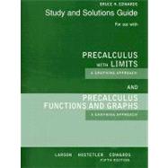 Student Solutions Guide for Larson/Hostetler/Edwards' Precalculus Functions and Graphs: A Graphing Approach, 5th and Precalculus with Limits: A Graphing Approach, AP* Edition, 5th