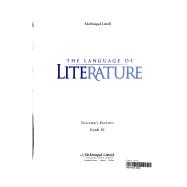 LANGUAGE OF LITERATURE 10 (TE)