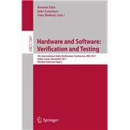 Hardware and Software Verification and Testing