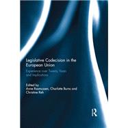 Legislative Codecision in the European Union