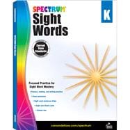 Spectrum Sight Words, Kindergarten