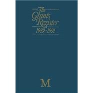The Grants Register 1989–1991