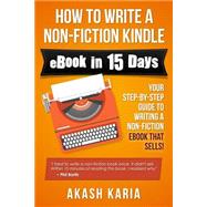 How to Write a Non-fiction Kindle Ebook in 15 Days