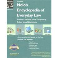 Nolo's Encyclopedia Of Everyday Law