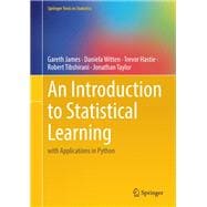 INTRO.TO STAT.LEARNING:W/APPL.IN PYTHON book cover, ISBN 9783031391897