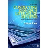 Conducting Research Literature Reviews : From the Internet to Paper