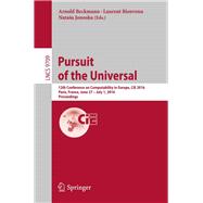 Pursuit of the Universal