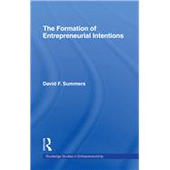 Forming Entrepreneurial Intentions
