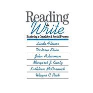 Reading-to-Write Exploring a Cognitive and Social Process