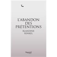L'abandon des prétentions