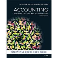 Accounting: Reporting, Analysis and Decision Making