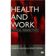 Health and Work