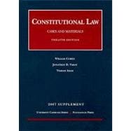 Cohen & Varat's Constitutional Law, Cases and Materials 2006: Concise, Supplement (University Casebook)