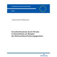 Grundrechtsschutz durch Private in Deutschland am Beispiel des Netzwerkdurchsetzungsgesetzes