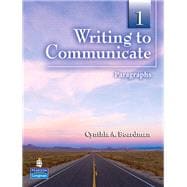 Writing to Communicate 1 Paragraphs