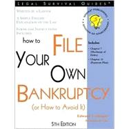 How to File Your Own Bankruptcy