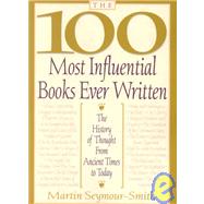The 100 Most Influential Books Ever Written The History of Though from Ancient Times to Today