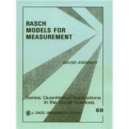 Rasch Models for Measurement
