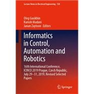 Informatics in Control, Automation and Robotics