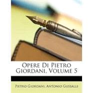 Opere Di Pietro Giordani, Volume 5