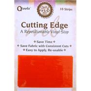 Qtools™ Cutting Edge - A Repositionable Vinyl Stop Save Time - Save Fabric with Consistent Cuts - Easy to Apply, Re-usable