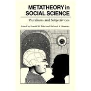 Metatheory in Social Science