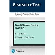 Ekwall/Shanker Reading Inventory, Pearson eText -- Access Card