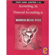 Study Guide Chpts 1-16 Accounting
