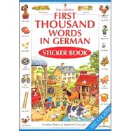 First Thousand Words in German Stickers