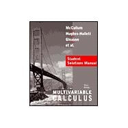 Calculus, 3rd Edition, Multivariable, Student Solutions Manual, 3rd Edition