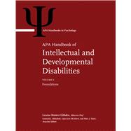APA Handbook of Intellectual and Developmental Disabilities,9781433831942