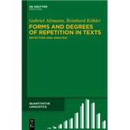 Forms and Degrees of Repetition in Texts