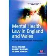 Mental Health Law in England and Wales