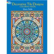 Decorative Tile Designs Coloring Book