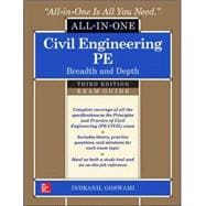 Civil Engineering All-In-One PE Exam Guide: Breadth and Depth, Third Edition