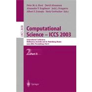Computational Science-Iccs 2003