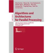Algorithms and Architectures for Parallel Processing: 14th International Conference, Ica3pp 2014, Dalian, China, August 24-27, 2014. Proceedings