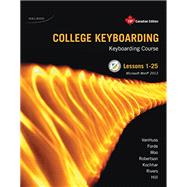 Package: College Keyboarding 1-25, 19th Canadian Edition + Keyboarding Pro Deluxe Printed Access Card (6 Months)