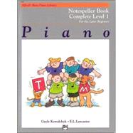 Alfred's Basic Piano Library Notespeller Book Complete Level