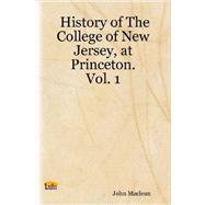 History of the College of New Jersey, at Princeton