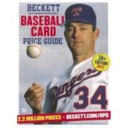 Beckett Baseball Card Price Guide 2012