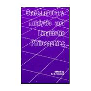 Contemporary Analytic and Linguistic Philosophies