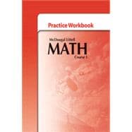 Math Course 1, Grades 6-8 Practice Workbook: Mcdougal Littell Middle School Math