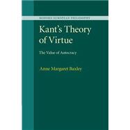 Kant's Theory of Virtue