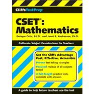 CliffsTestPrep CSET : Mathematics