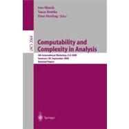 Computability and Complexity in Analysis